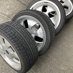 18inchアルミホイール　スタッドレス付き