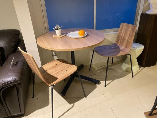 宇都宮でオシャレな家具を探すなら『オトワリバース！』カフェテーブル オフィス家具 KOKUYO コクヨ 円形 丸テーブル ナチュラル 中古品