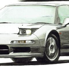 NC-221 NSX/S600/S800 限定版画 直筆サイン有 額装済 作家 平右ヱ門の画像