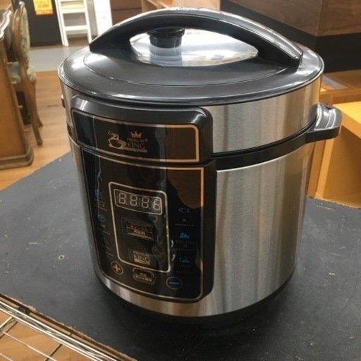 S744 ショップジャパンプレッシャーキングプロ 電気圧力鍋 炊飯器 無水調理 蒸し料理 ⭐動作確認済 ⭐クリーニング済