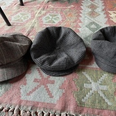 キャスケットとハンチング3点おまとめ