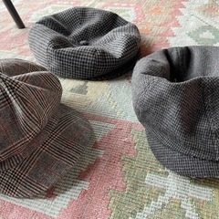 キャスケットとハンチング3点おまとめの画像