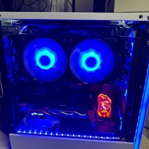 【モニター付き】自作PC 簡易水冷 M.2SSDでサクサク動作