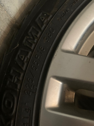 225/55r18 冬タイヤ付 値下げ