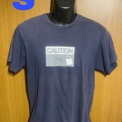 ロゴ Tシャツ ダークブルー 