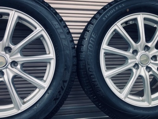冬タイヤ 225/55R17 アルミ付きスタッドレス ブリザック 4本組