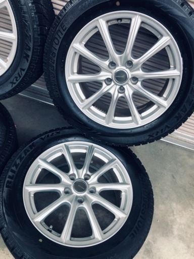 冬タイヤ 225/55R17 アルミ付きスタッドレス ブリザック 4本組