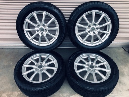 冬タイヤ 225/55R17 アルミ付きスタッドレス ブリザック 4本組