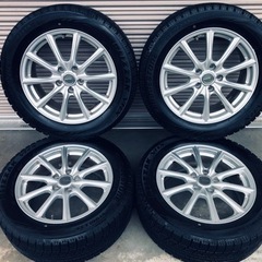 冬タイヤ 225/55R17 アルミ付きスタッドレス ブリザック...