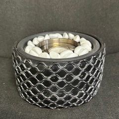 美品 眠れる 1/fゆらぎ バイオエタノール暖炉 SUAVIS(スアビス)有害物質が出ない安心・安全でエコな暖房器具 リラクゼーション アルファ波 脳波活性 インテリア お洒落 の画像