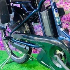 ❸ 4522子供乗せ電動自転車ヤマハ3人乗り新品20インチ良好バッテリーの画像