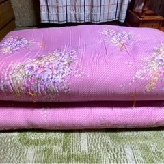 和綴じ 敷布団  ピンク (引き取りに来て下さる方 限定)の画像