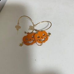 ハロウィンカボチャピアス【決定】