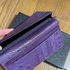 オーストリッチ 長財布の画像