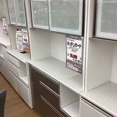 KL-17【新入荷　リサイクル品】ニトリ　アルミナ2 オープンキッチンボード　グレー