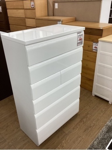 KL-18【新入荷　リサイクル品】ハイチェスト　白