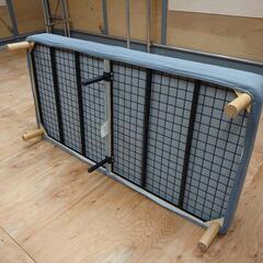 ニトリ ポケットコイル 脚付きマットレス スプリット2 シングルベッドの画像