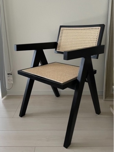 【取りに来てくださる方限定】ラタンチェア 北欧インテリア 椅子 ダイニングチェア