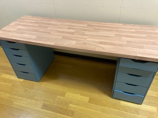 個別売りあり　IKEA ALEX 2個　天板SÄLJAN　一個　デスク　セット