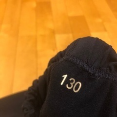 紺色裏起毛アンダーシャツ＆タイツ　130センチの画像