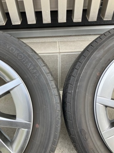 205/60R16  プリウスアルファ純正バリ山タイヤ付きホイール4本 ランクB