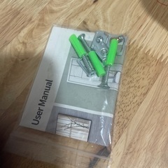 ミラー　立て掛け　ひっかけ　ほぼ新品　黒縁の画像