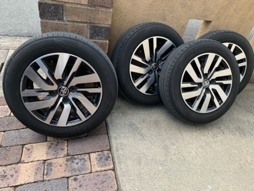 トヨタルーミー純正アルミホイール(夏タイヤ付)165/65R14
