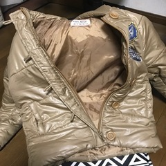 レディース　フード付　ダウンジャケットの画像