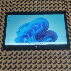 富士通 Q775/K 2in1 タブレットパソコン 若干ジャン バッテリー良好の画像
