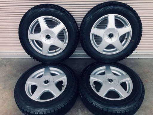 冬タイヤ 195/65R15 アルミ付スタッドレス バリ山4本組