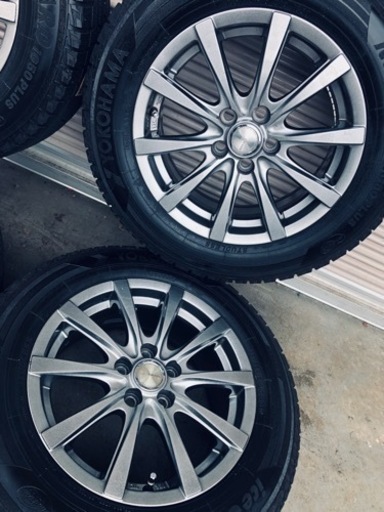 冬タイヤ 195/65R15 プリウス等用アルミ付きスタッドレス 4本組