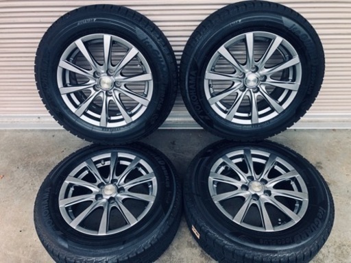 冬タイヤ 195/65R15 プリウス等用アルミ付きスタッドレス 4本組