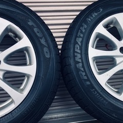 冬タイヤ 195/65/R15 プリウス等用アルミ付スタッドレス 4本組の画像