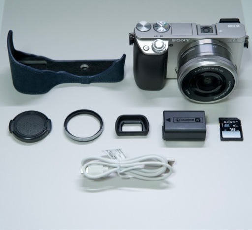【美品・おまけ多数】SONY α6000 シルバー レンズキット