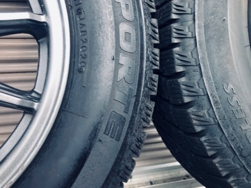 冬タイヤ 195/65R15 アルミ付2020年製スタッドレス 4本組