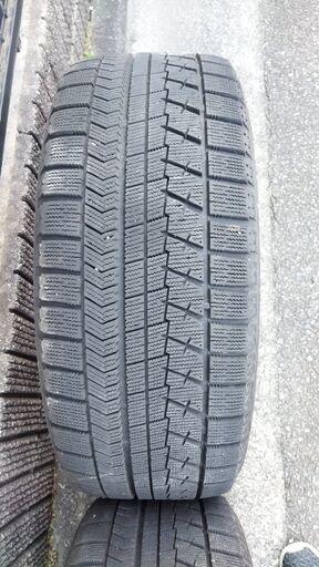 スタッドレスタイヤセット 225/50R18 BRIDGESTONE VRX / MANARAY SPORT メッキホイール 7.5J 114.3 1台分 エリシオン プレステージ 等