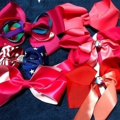女児　ヘアアクセサリー　bows