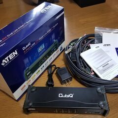 ATEN 4ポートデュアルリンクDVI対応 KVMPスイッチ CS1784A 中古完動品！！