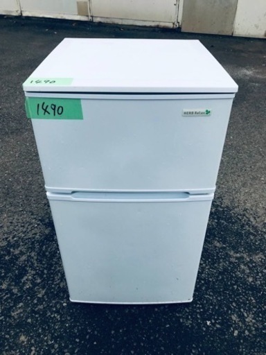 ✨2018年製✨1490番 ヤマダ電機✨ノンフロン冷凍冷蔵庫✨YRZ-C09B1‼️