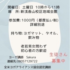 初心者から中級者向けヨガ🌈