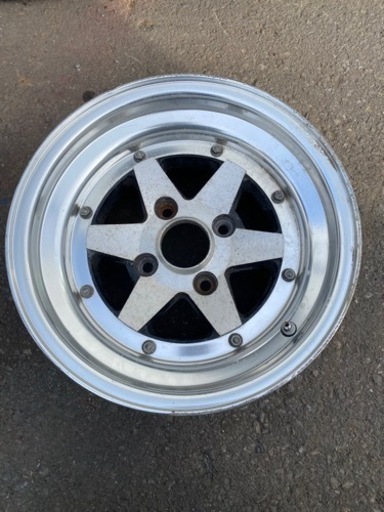 決まりました。深リム　ロンシャン　一本のみ　XR-4  14インチ　114.3  旧車　希少