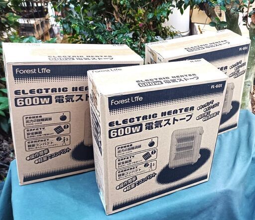 ★新品・未開封！お届け可！★ Forest Life 電気ストーブ FL-601.