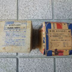 オイルフィルターフューエルフィルター