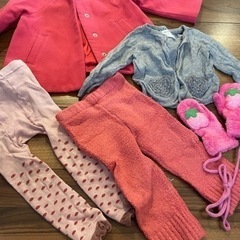 女児子供服　12-18M(70-80cm) 秋冬もの