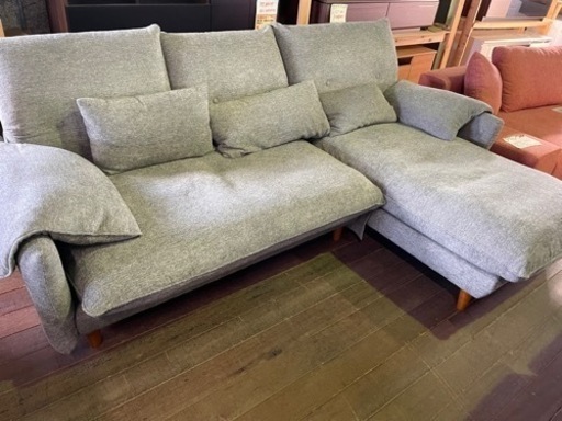 カウチソファー！グレー！18万円ヲ49,800円