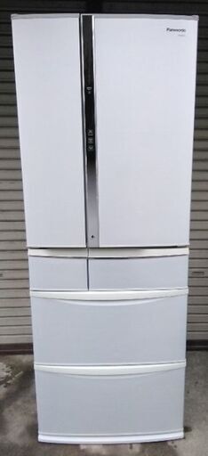 パナソニック 6ドア冷蔵庫 NR-F556T 552L 観音開き シルバー 11年製 配送無料