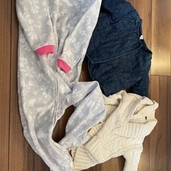 24M/90cm 女児 冬物衣類一式の画像