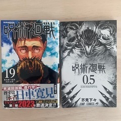 呪術廻戦 0~19巻セット 美品 クリアカバー付きの画像