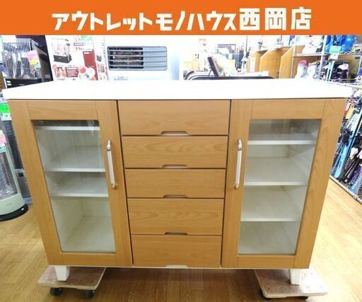 ☆ジモティ割あり☆ キャビネット ブラック H121×D40×W90 クリーニング