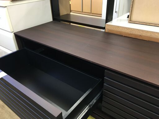 ①ニトリ TV台 TVボード テレビ台 テレビボード ブラウン系 茶色 おしゃれ 幅150cm 収納 北欧 モダン DVD収納 ブルーレイ収納 TVラック AVラック 堺市 石津【ジャングルジャングルサカイ石津店】